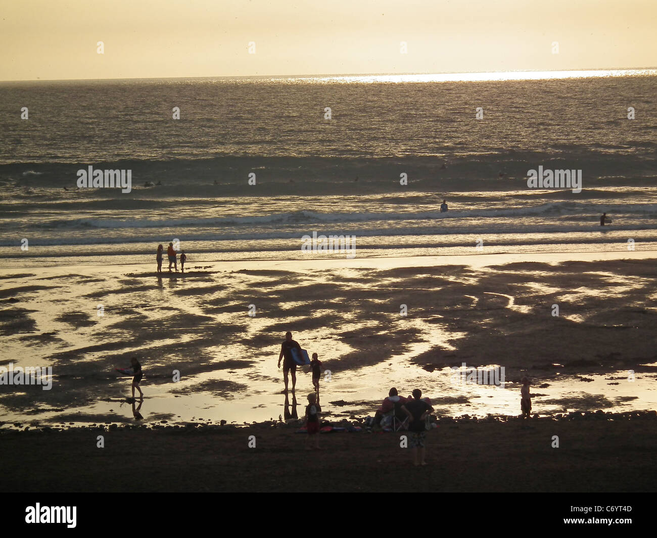 Paesaggi costieri nel Devon, in Inghilterra. Foto Tony Gale Foto Stock