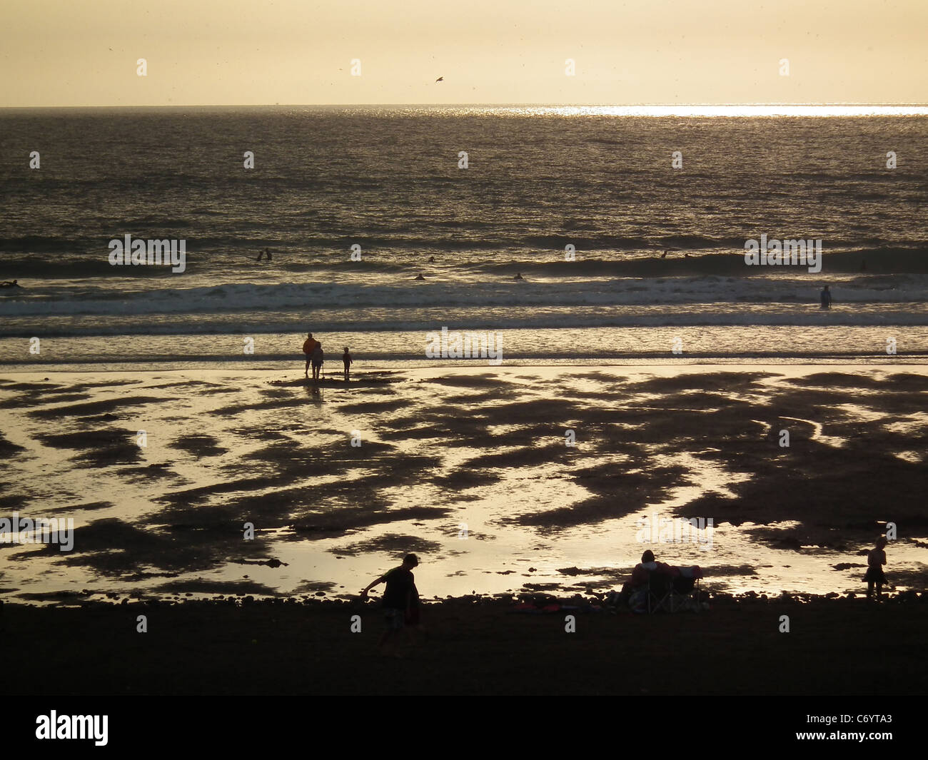 Paesaggi costieri nel Devon, in Inghilterra. Foto Tony Gale Foto Stock