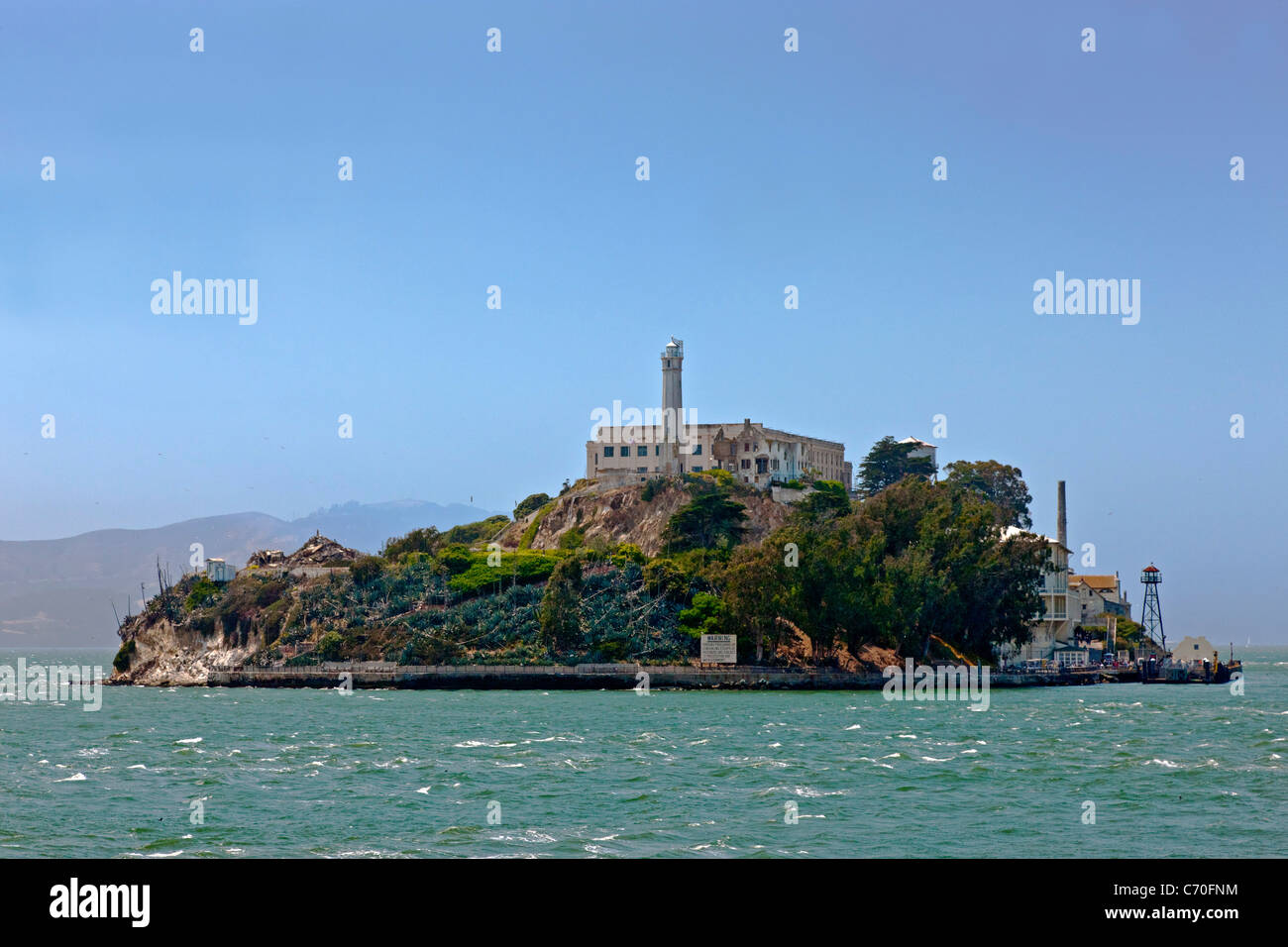 Isola di Alcatraz a San Francisco Bay, California, Stati Uniti d'America. JMH5220 Foto Stock