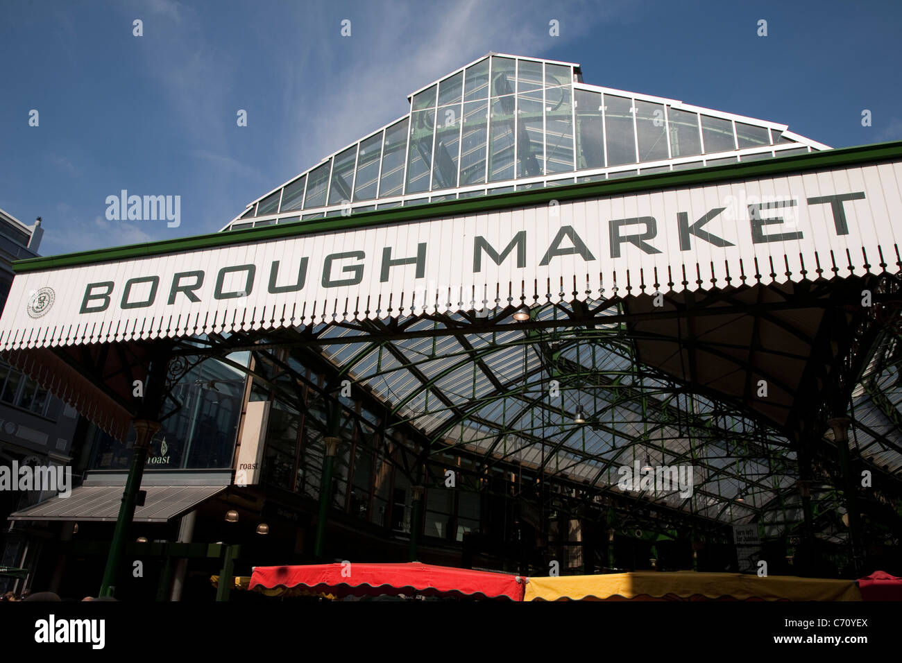 Edificio Principale del Mercato di Borough, London, England, Regno Unito Foto Stock