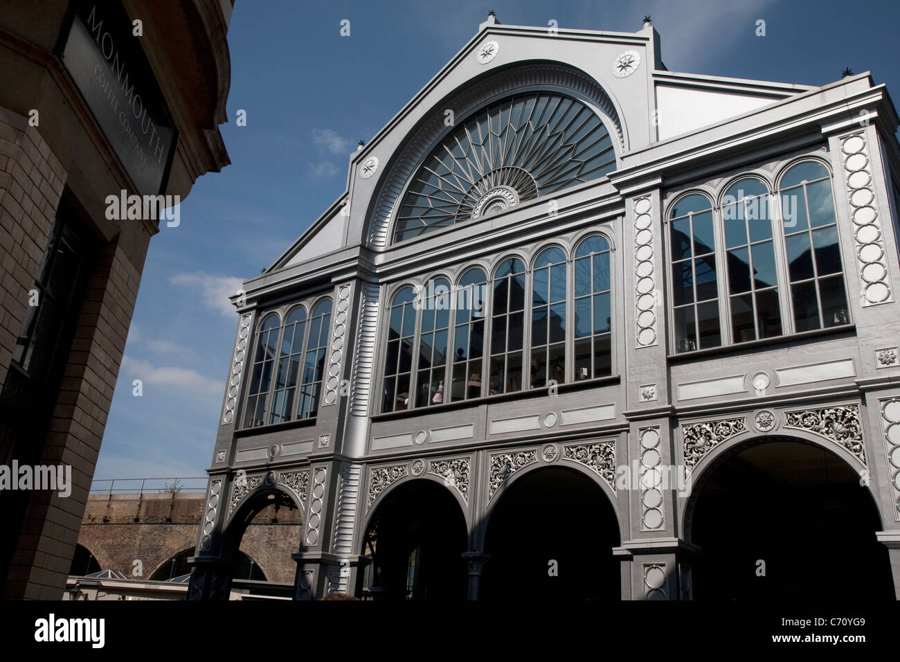 Costruzione di Borough Market, London, England, Regno Unito Foto Stock