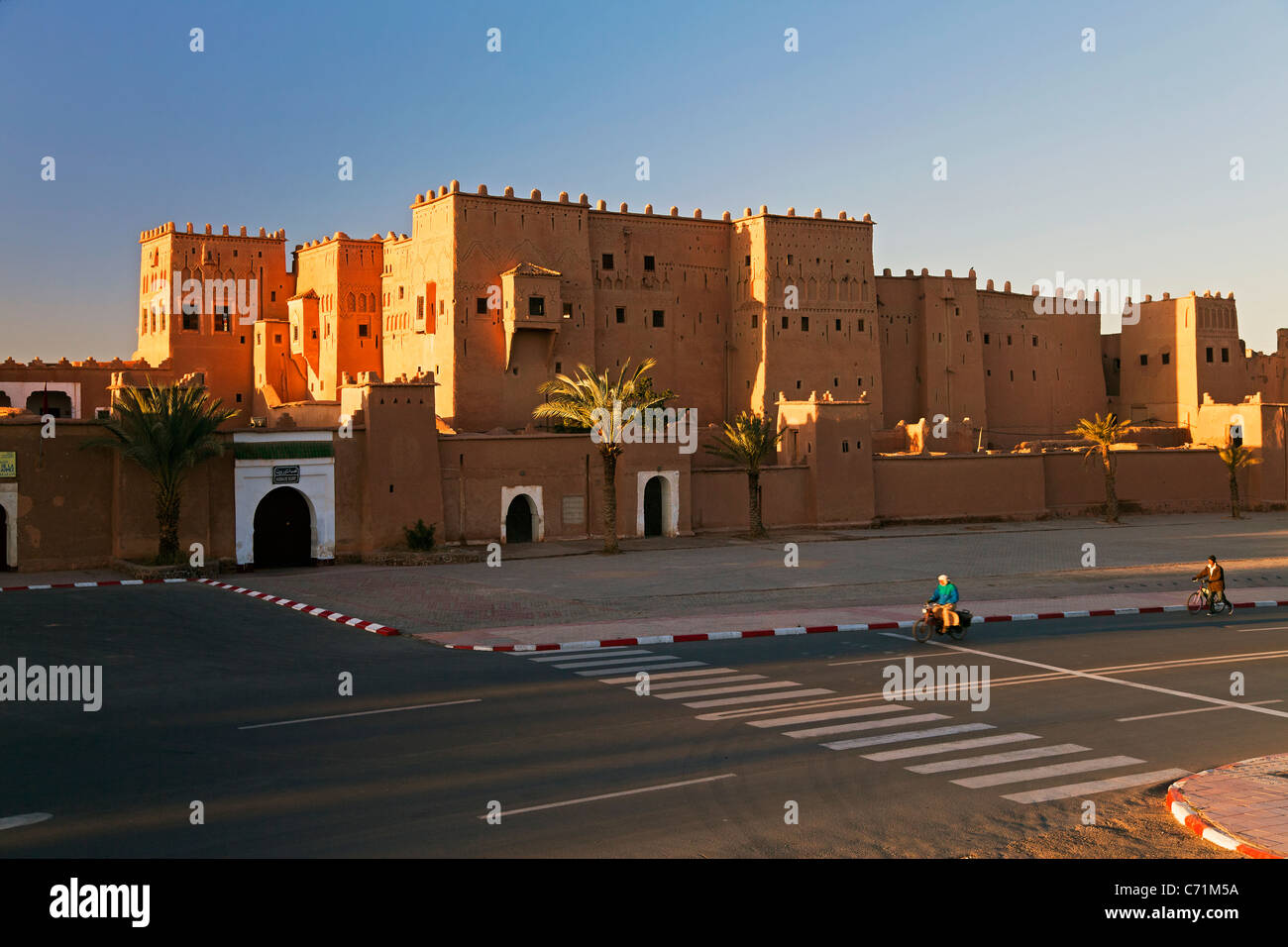 Taourirt Kasbah, Ouarzazate, Marocco, Africa nord-occidentale Foto Stock