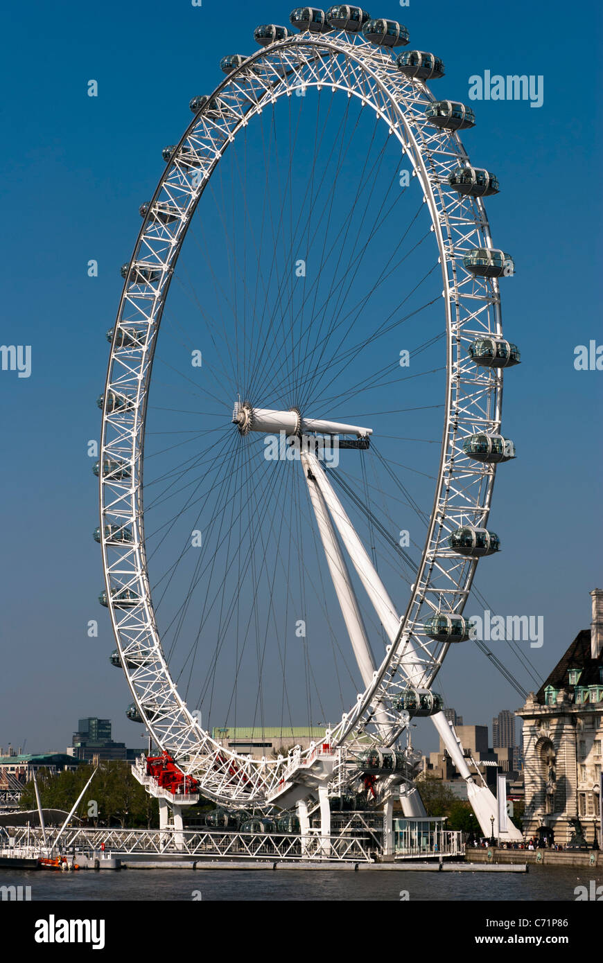 Il London Eye - Londra, Inghilterra Foto Stock
