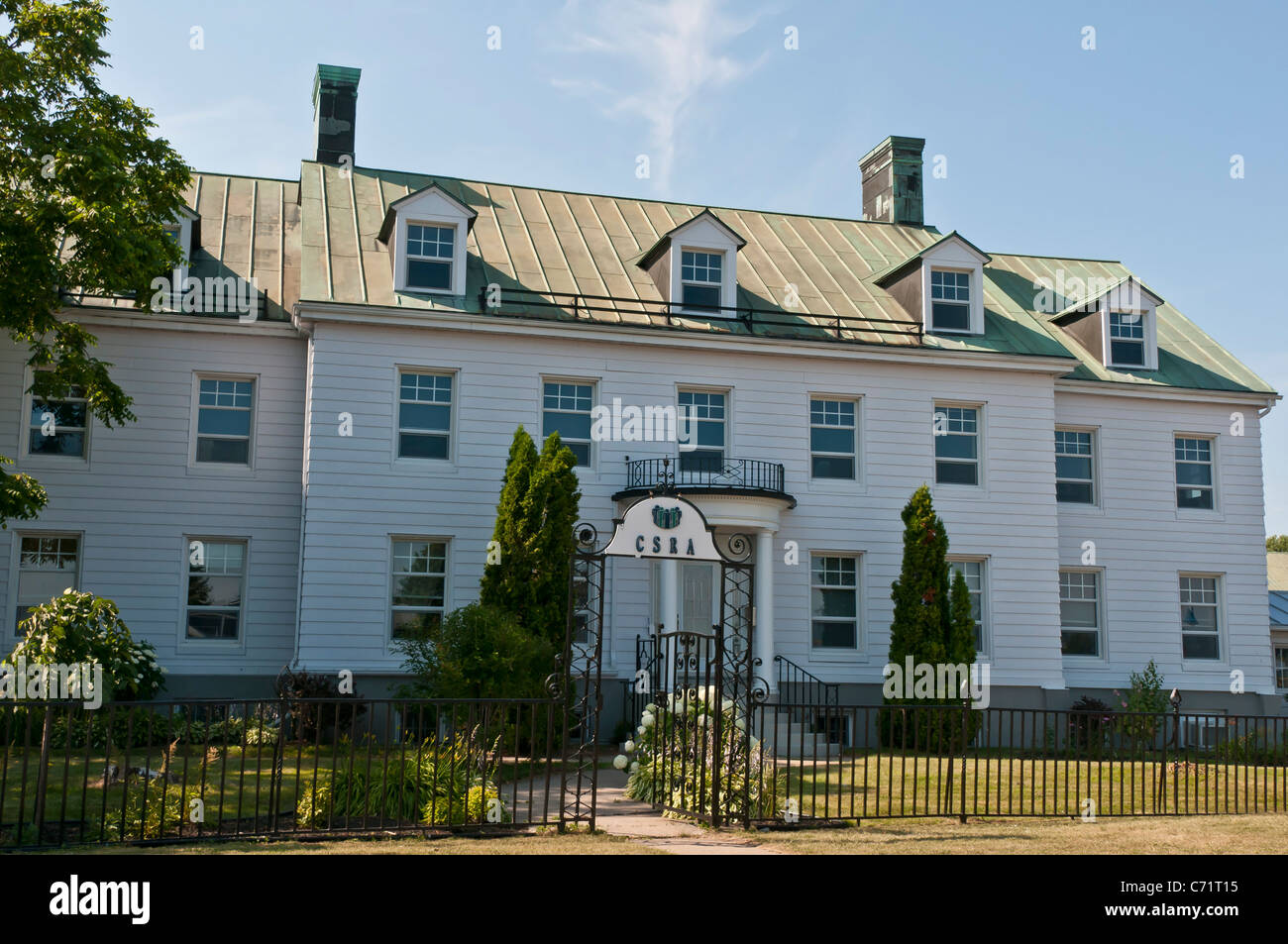 Vecchio Trois Rivieres, Quebec, Canada Foto Stock
