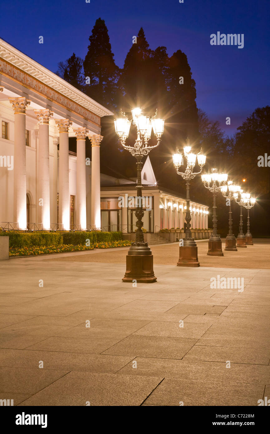 Casinò, casa di gioco d'azzardo, i giardini del centro termale, HOTEL TERMALE DI BADEN-BADEN BADEN-WURTTEMBERG, Germania, Europa Foto Stock