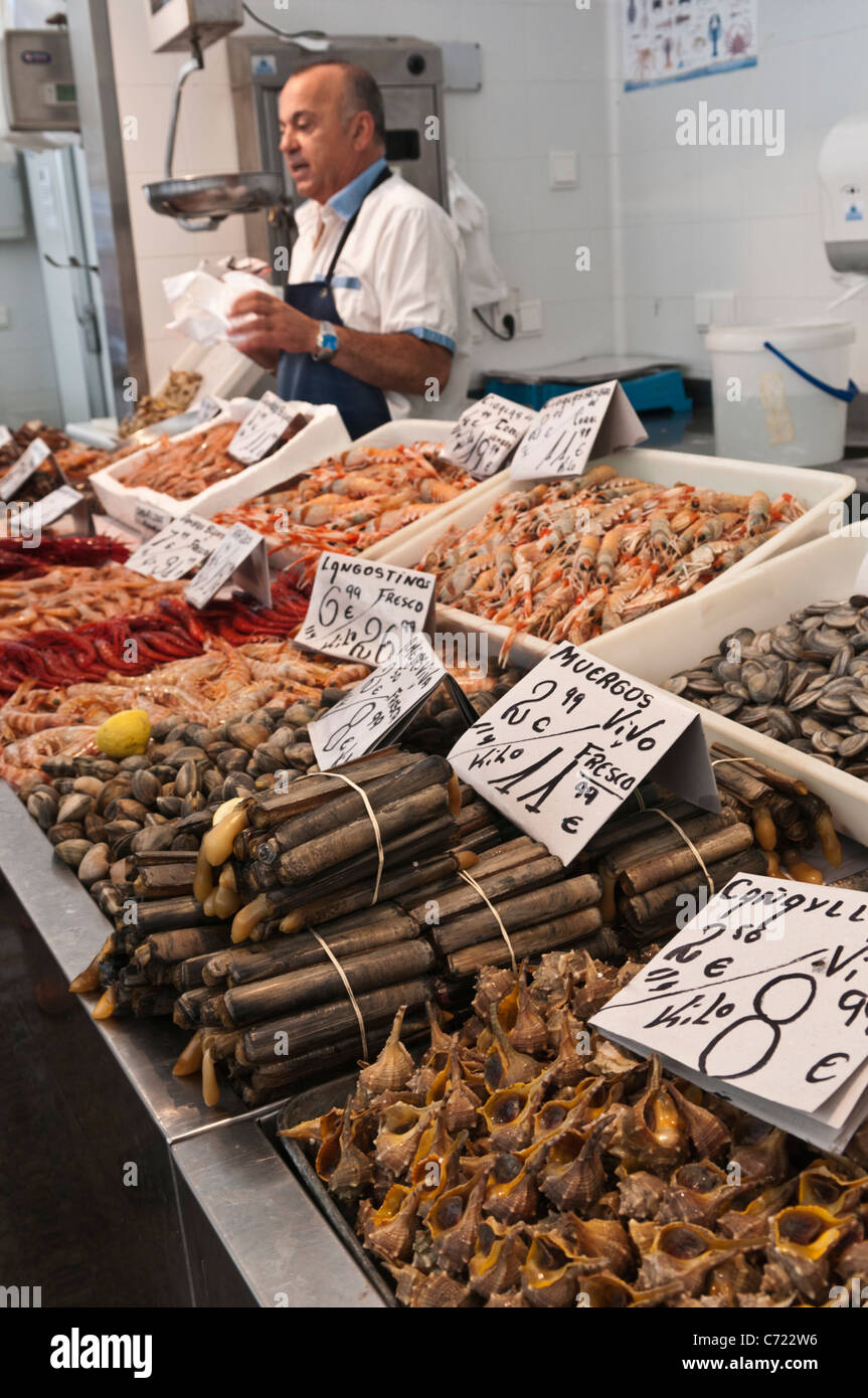 Mercato Centrale Cadiz Spagna Foto Stock