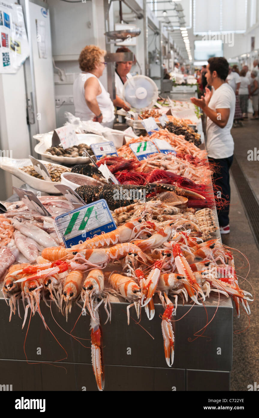 Mercato Centrale Cadiz Spagna Foto Stock