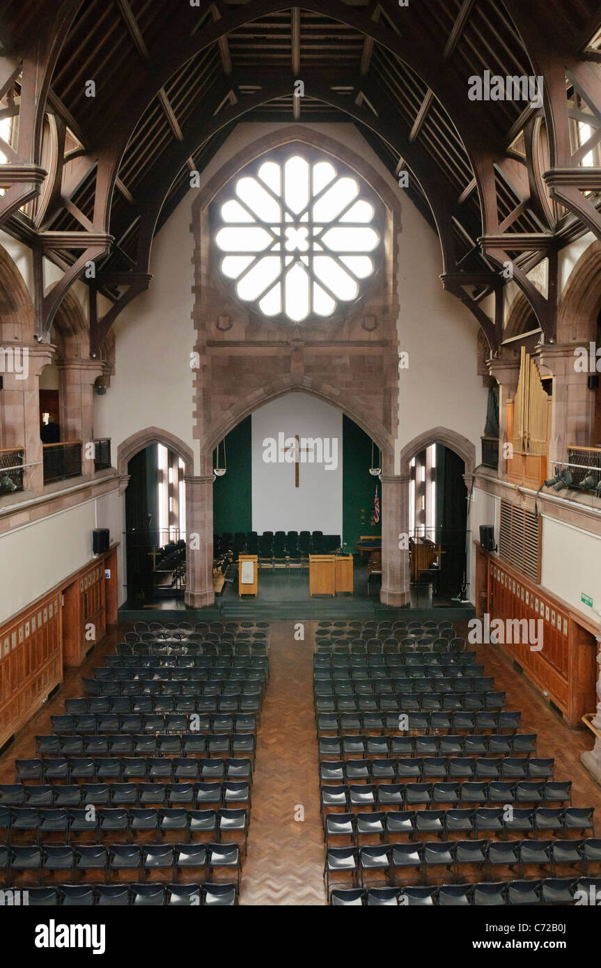 La cappella in Campbell College di Belfast Foto Stock