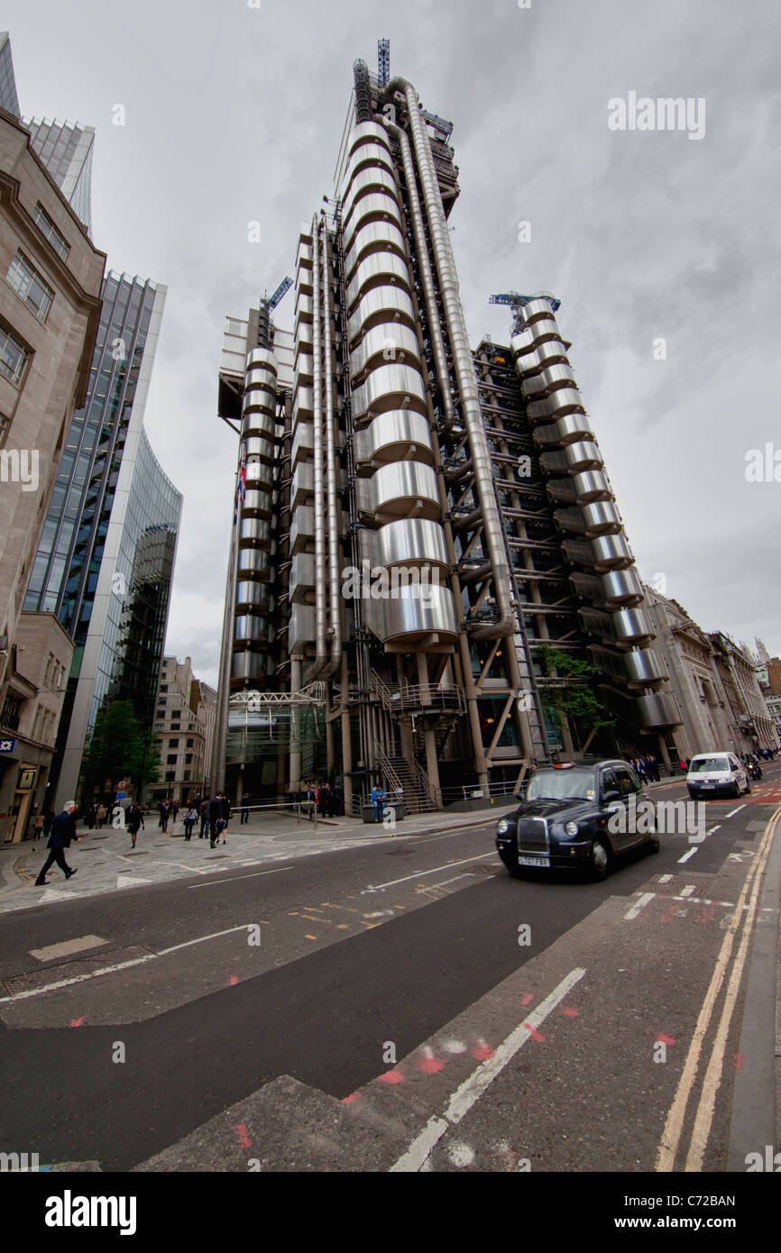 Lloyd Building, Londra, Inghilterra Foto Stock