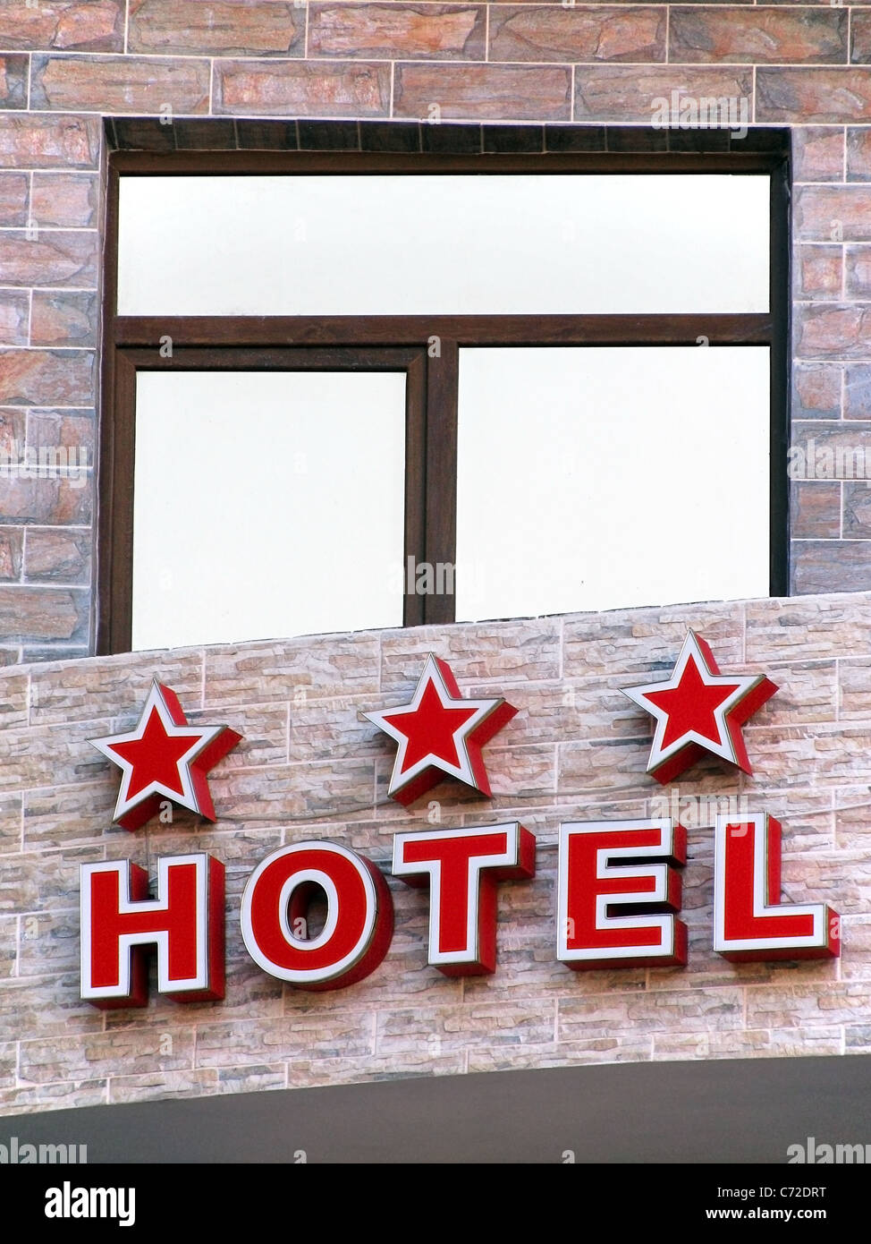 Hotel a tre stelle Foto Stock