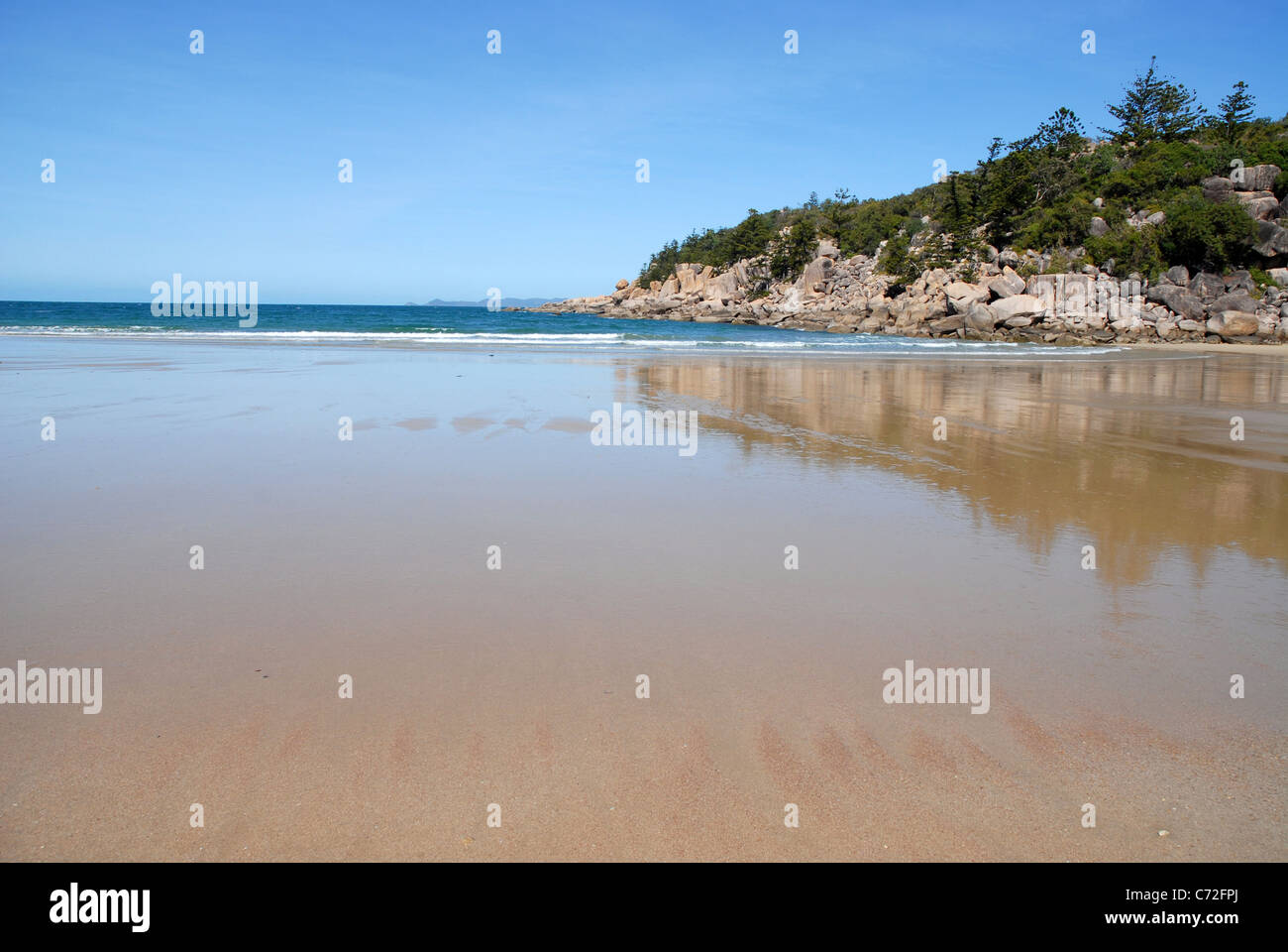 Spiaggia della Baia di firenze, Magnetic Island, Queensland, Australia Foto Stock