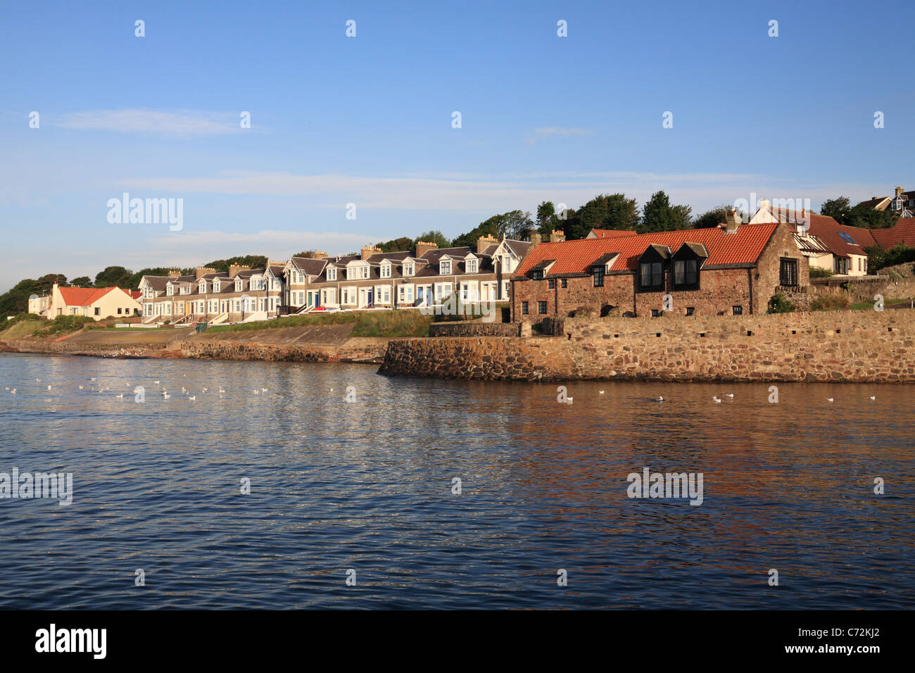 Lower Largo del litorale, East Fife, Scozia, Regno Unito Foto Stock