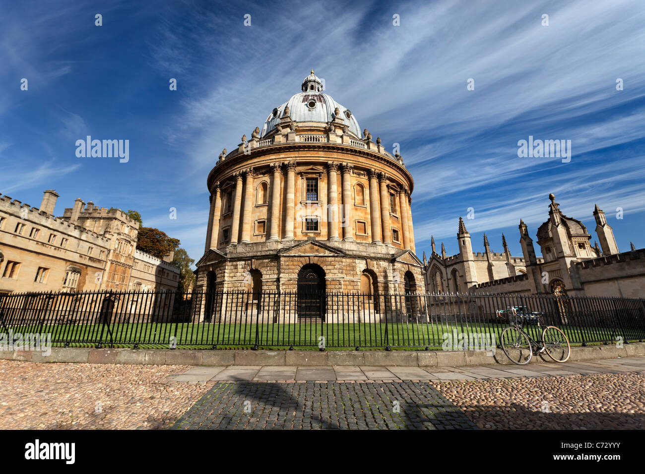 Radcliffe Camera, Brasenose e tutte le anime College Oxford- inizio autunno mattina 7 Foto Stock