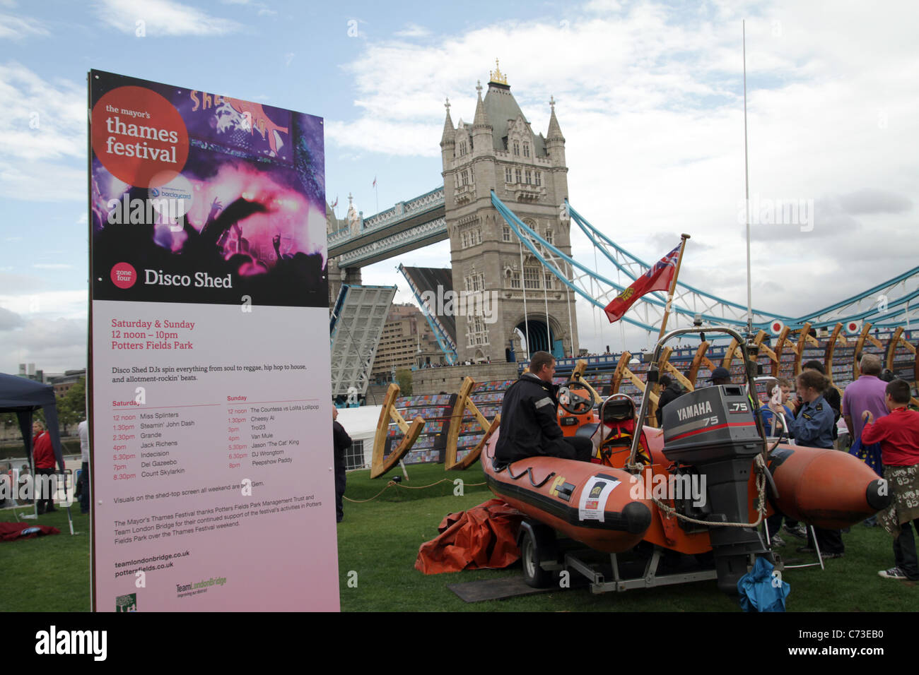 Thames Festival 2011, London, Regno Unito Foto Stock