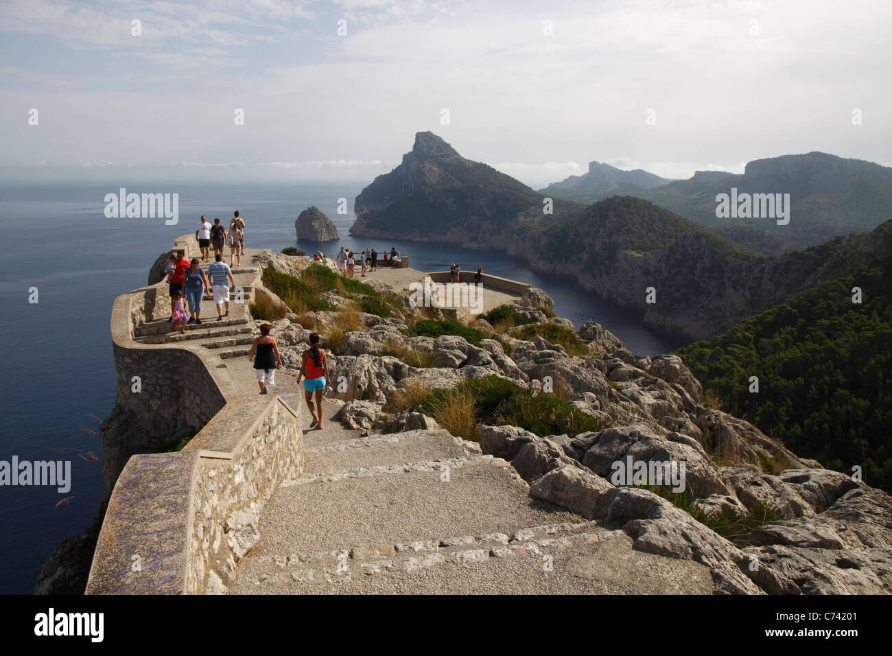 Mirador des Colomer Cap de Formentor Mallorca Spagna Spain Foto Stock