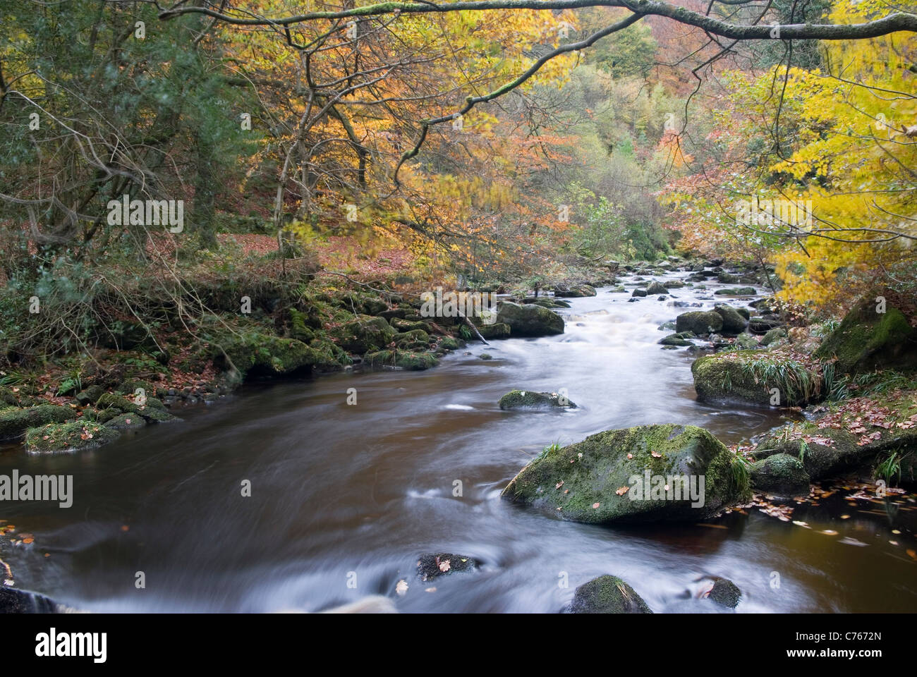 Hebden acqua, Yorkshire, Regno Unito Foto Stock