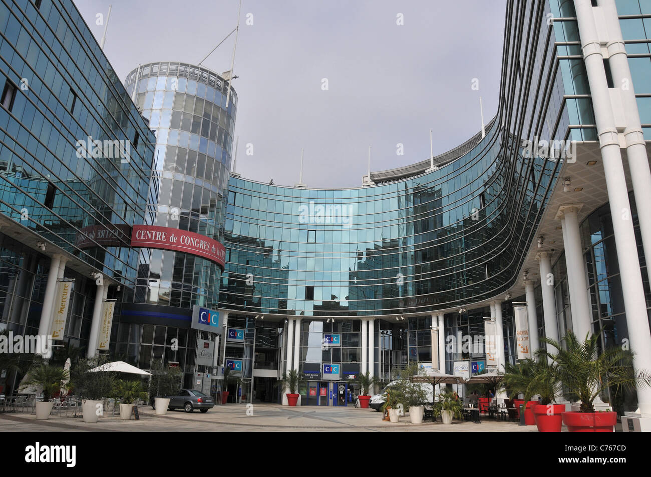 Centro congressi hotel Mercure banca CIC Bordeaux Francia Foto Stock