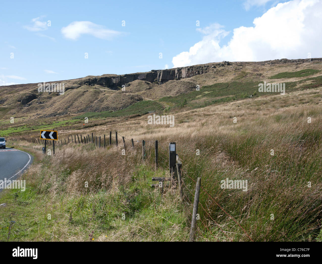 Saddleworth Moor, Greenfield, Oldham, Lancashire, Inghilterra, Regno Unito. Foto Stock