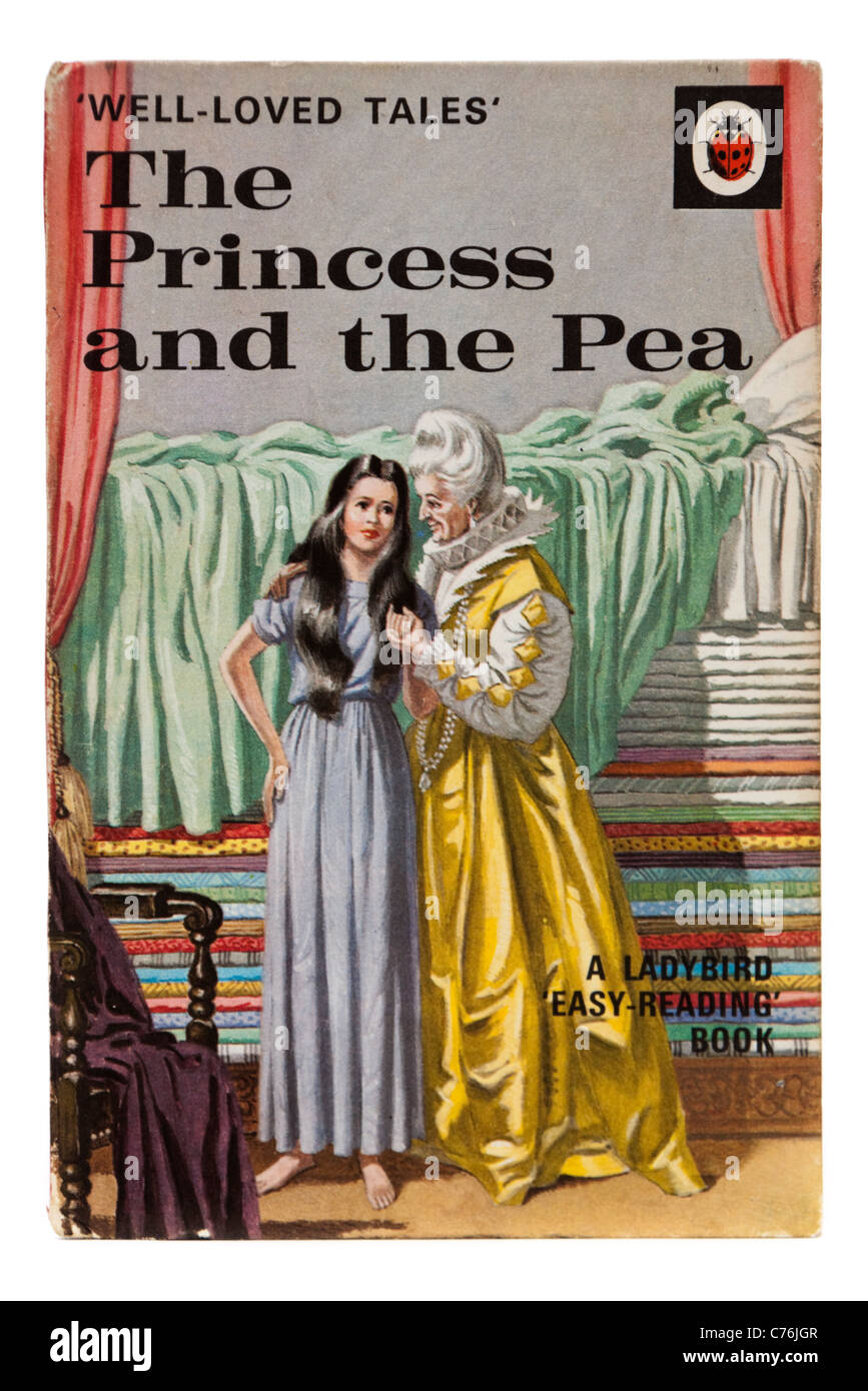 Vintage anni sessanta coccinella libro 'La principessa sul pisello', da 'Well-Loved Tales" serie Foto Stock