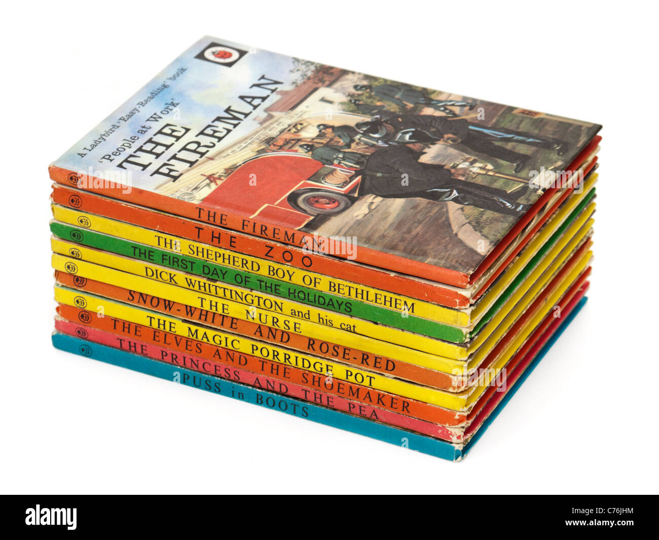 Collezione di vintage anni Sessanta Ladybird 'Facile lettura " libri per bambini Foto Stock