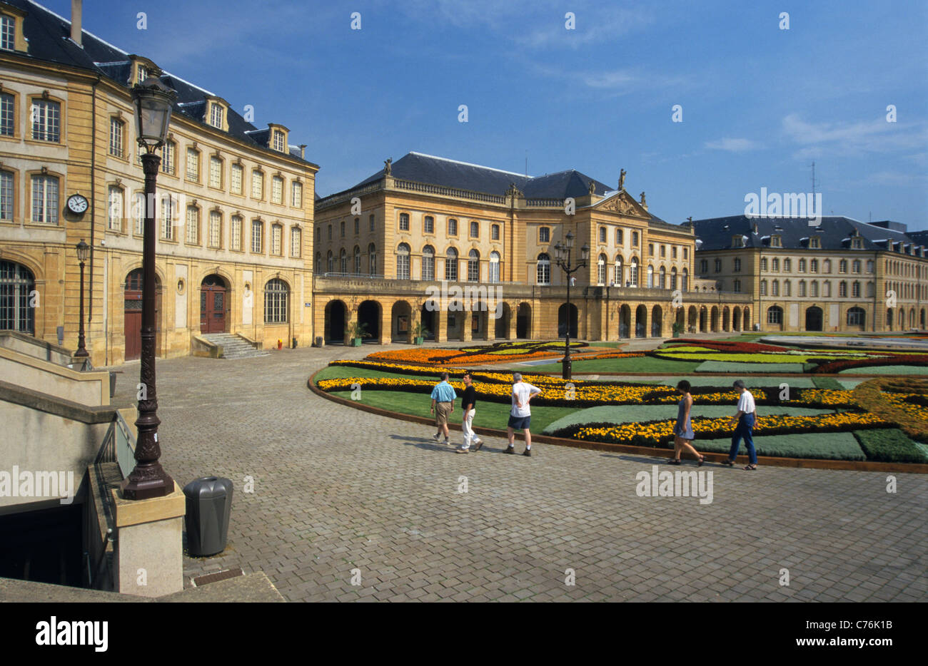 Opera-teatro edifici, Place de la Comedie (Comedy's Place), Metz, della Mosella, regione Lorena , France Foto Stock