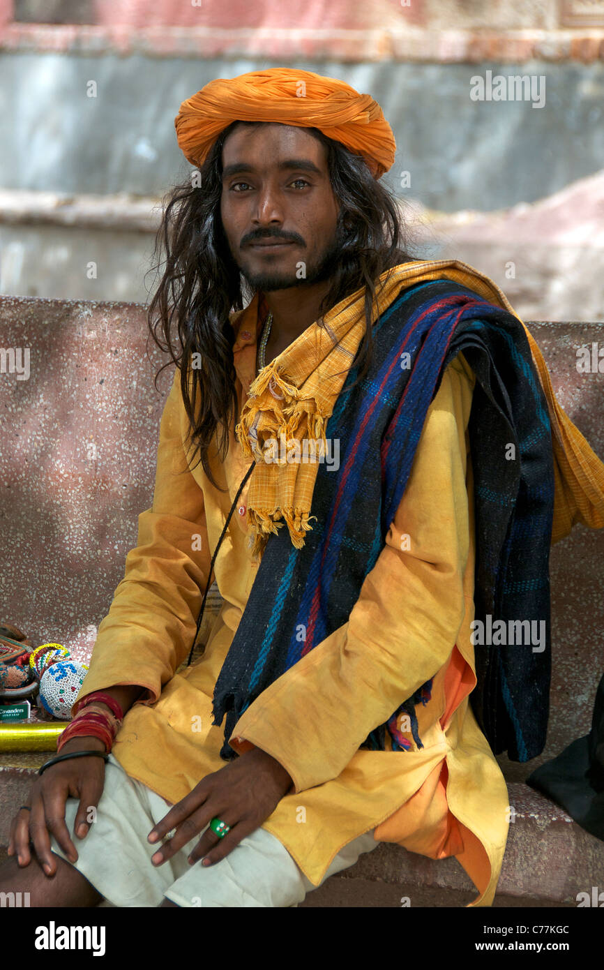 Sadhu Kolayat Western Rajasthan in India Foto Stock