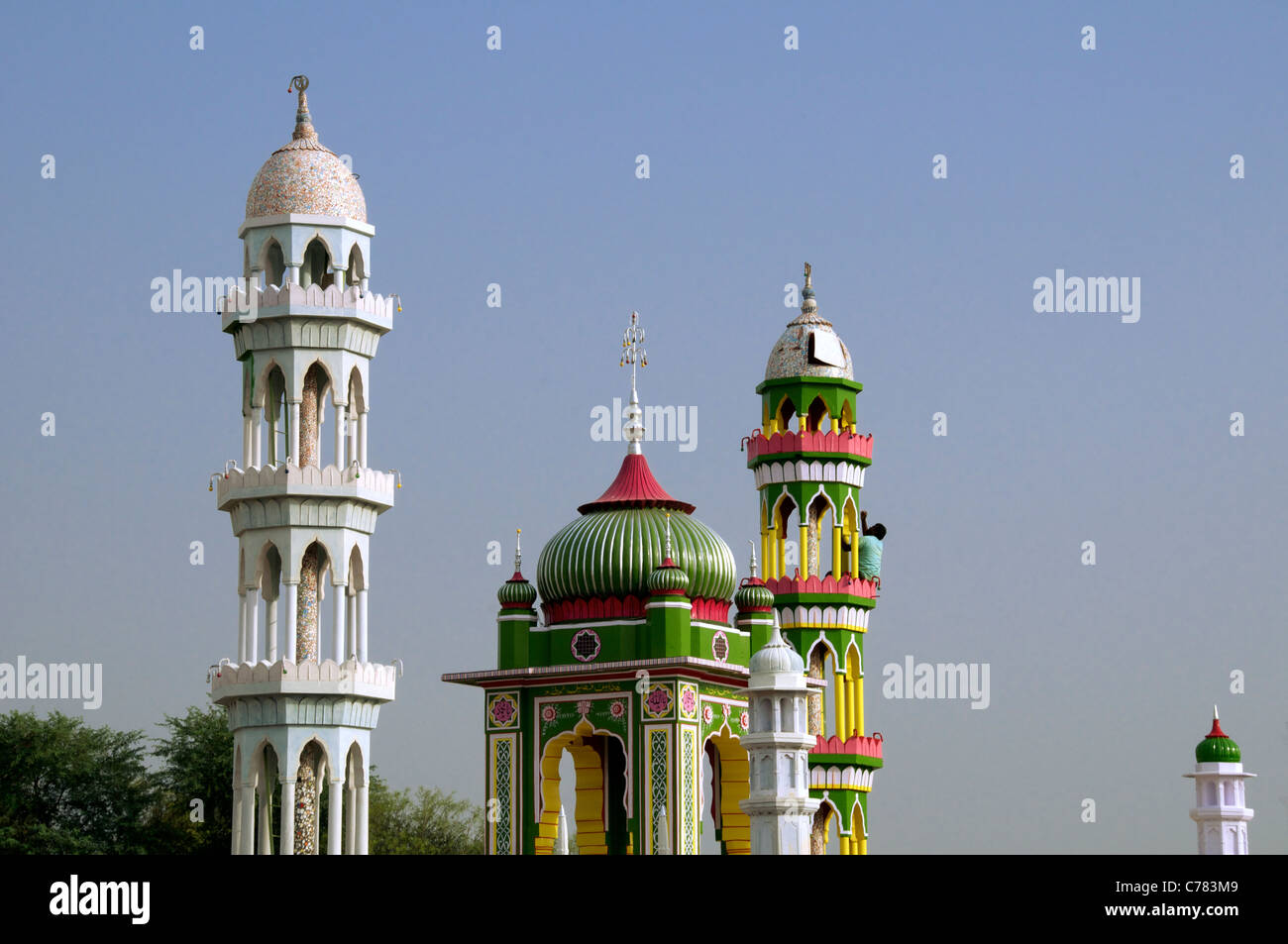 La moschea di Shekhawati Mandawa nord India Rajasthan Foto Stock