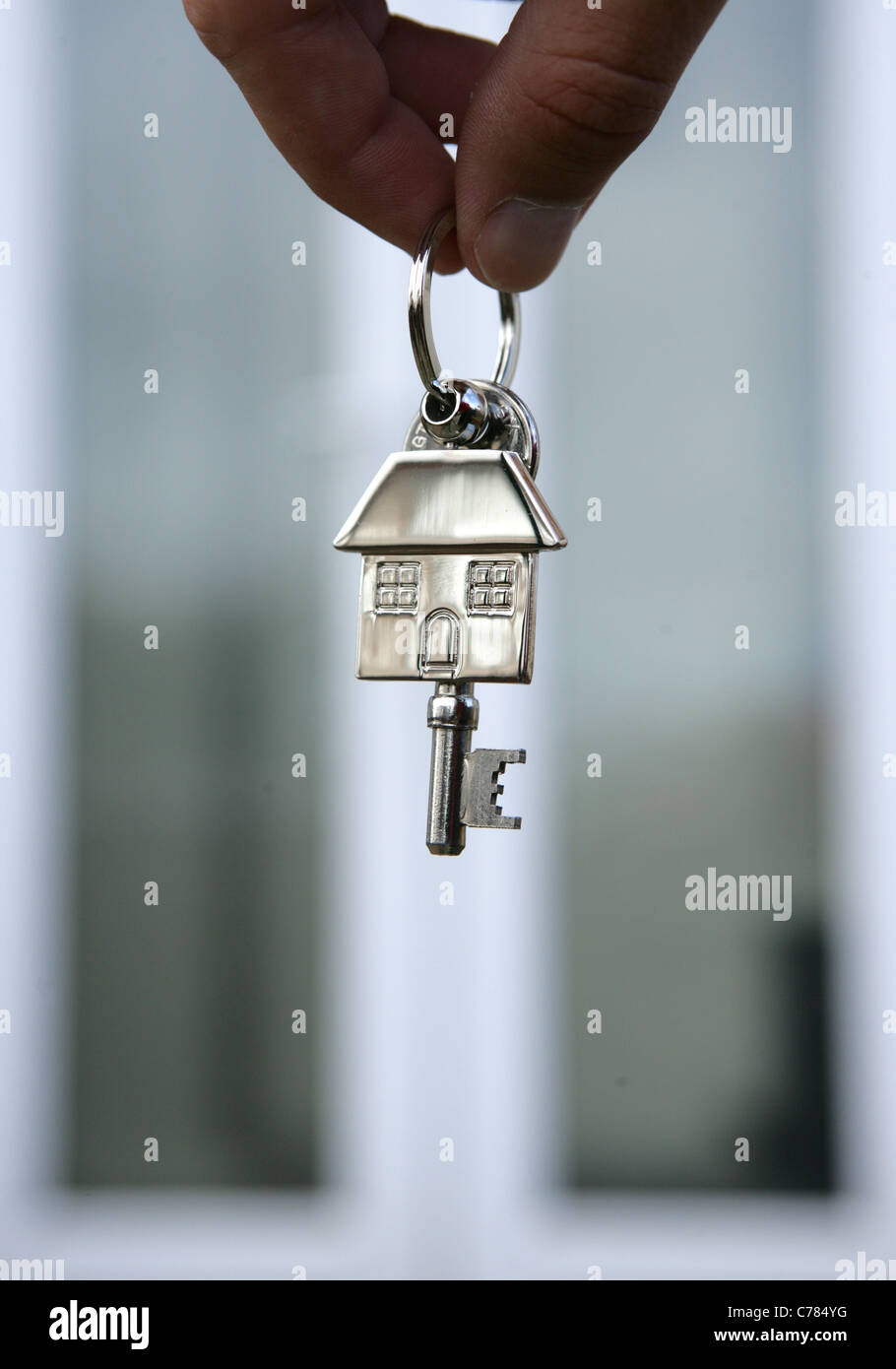 Le chiavi di casa e portachiavi closeup Foto stock - Alamy