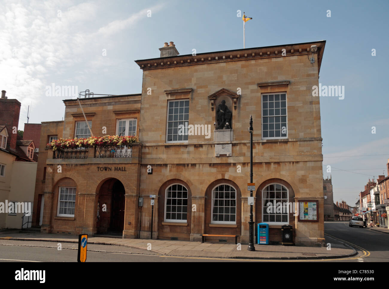 Il municipio su Sheep Street, Stratford Upon Avon, Warwickshire, Regno Unito. Foto Stock