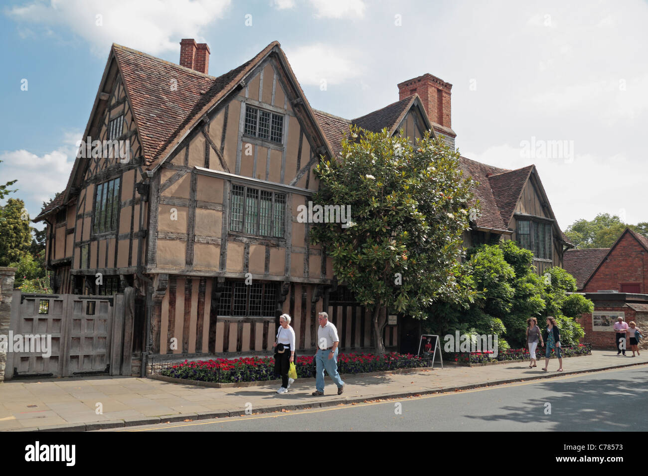 Hall's Croft, la casa del Medico John Hall, in Stratford Upon Avon, Warwickshire, Regno Unito. Foto Stock