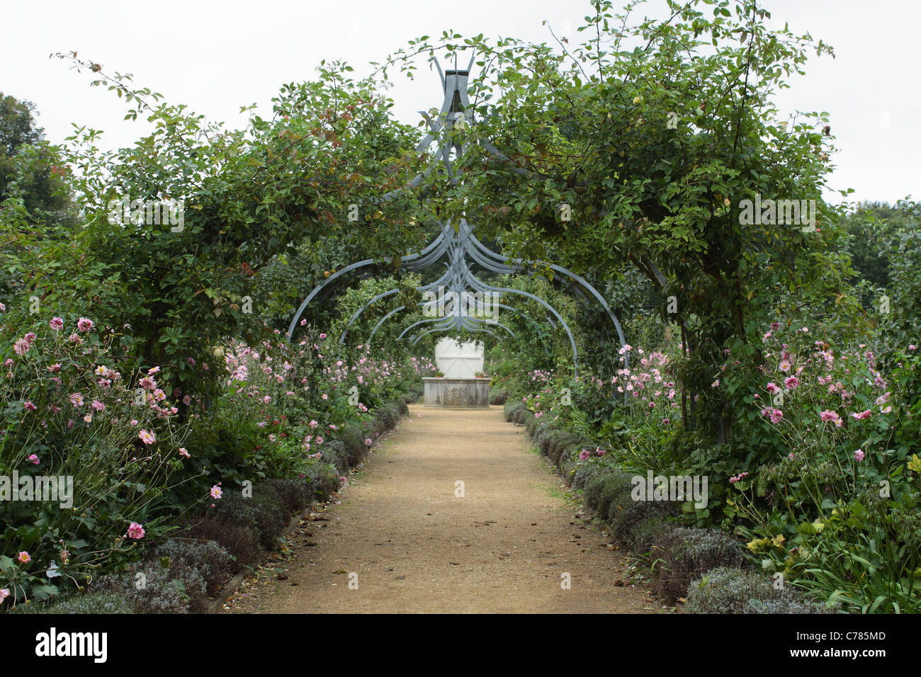 Giardino murato a Osborne House, Cowes, Isola di Wight Foto Stock