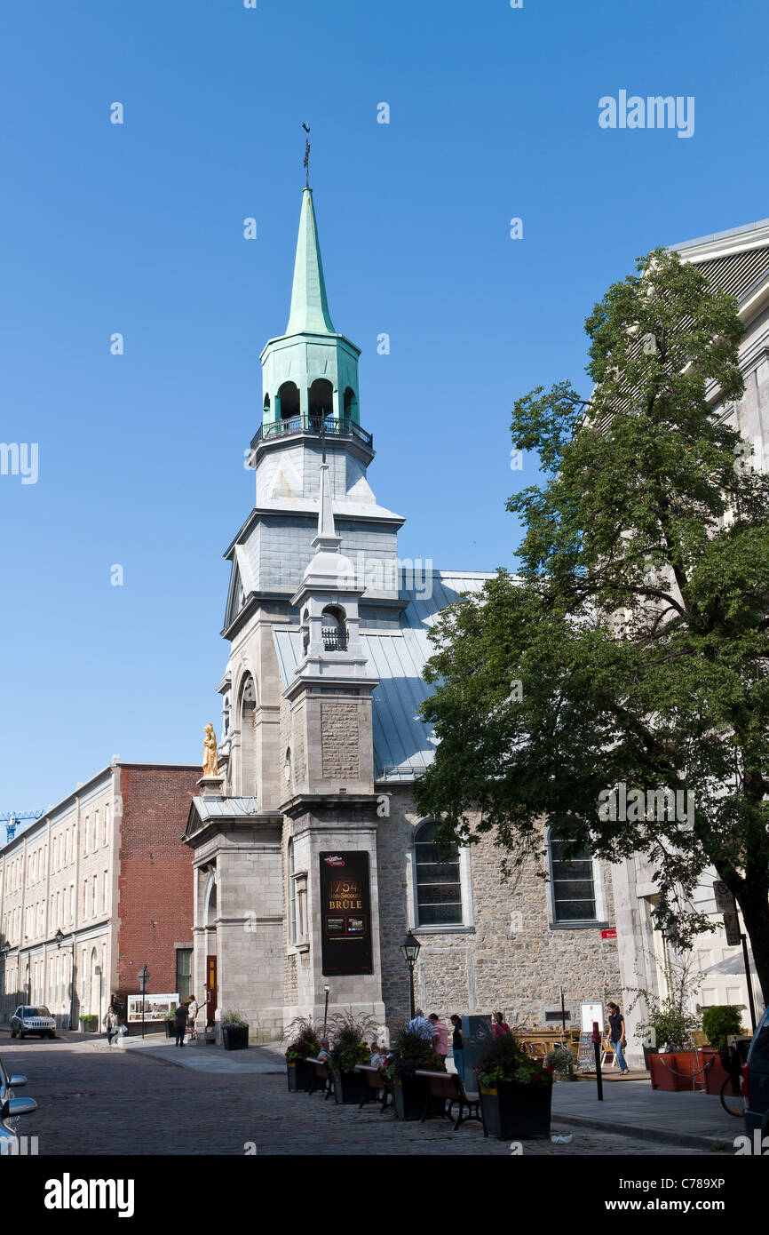 Notre-Dame-de-Bon-Secours Cappella, Montreal, Quebec, Canada Foto Stock