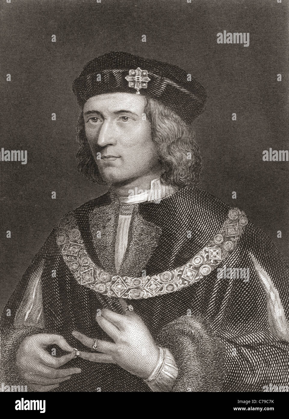 Richard III, 1452 - 1485. Re d'Inghilterra. Foto Stock