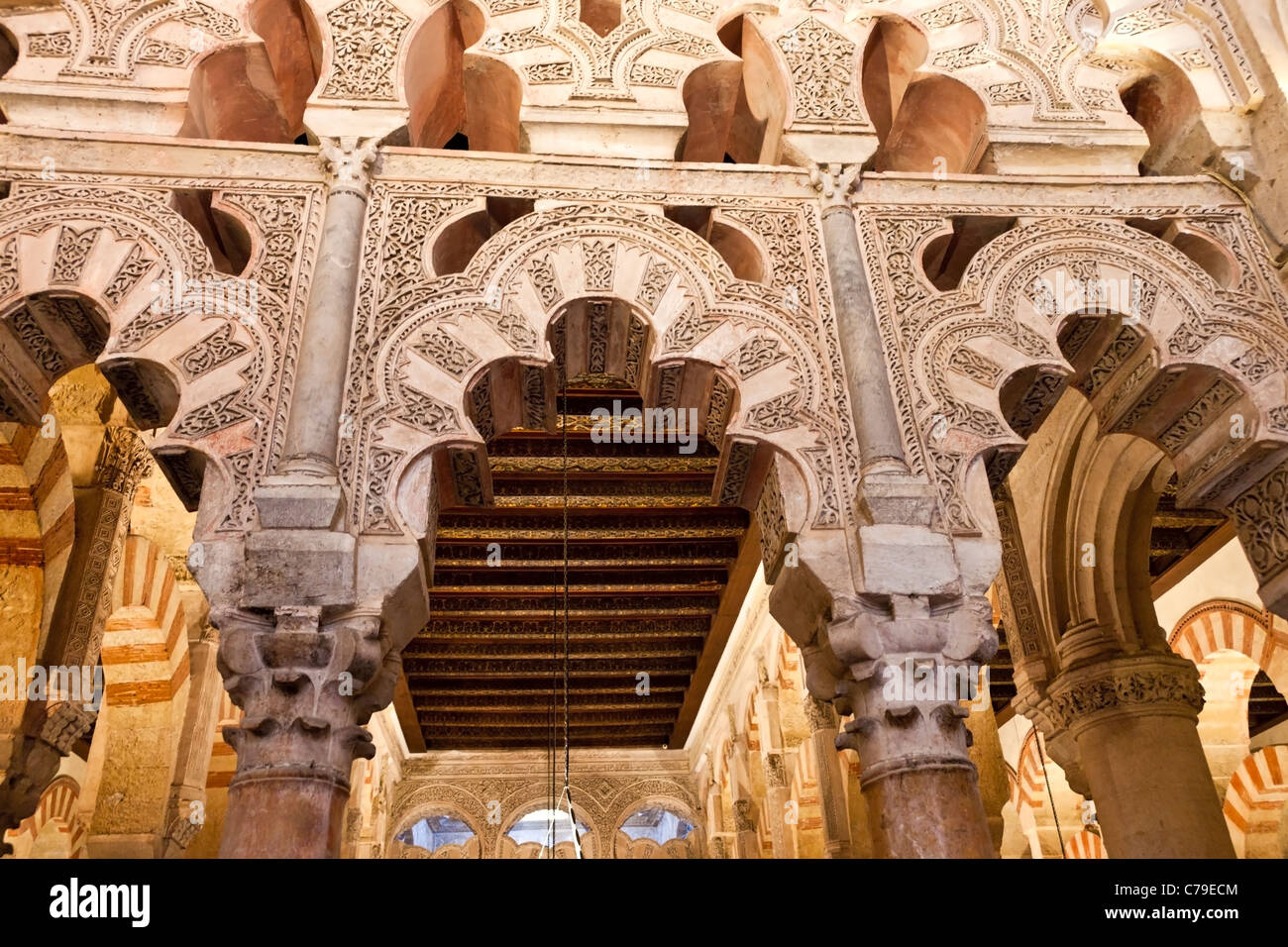 La Grande Moschea (Mezquita), Cordoba, Spagna Foto Stock