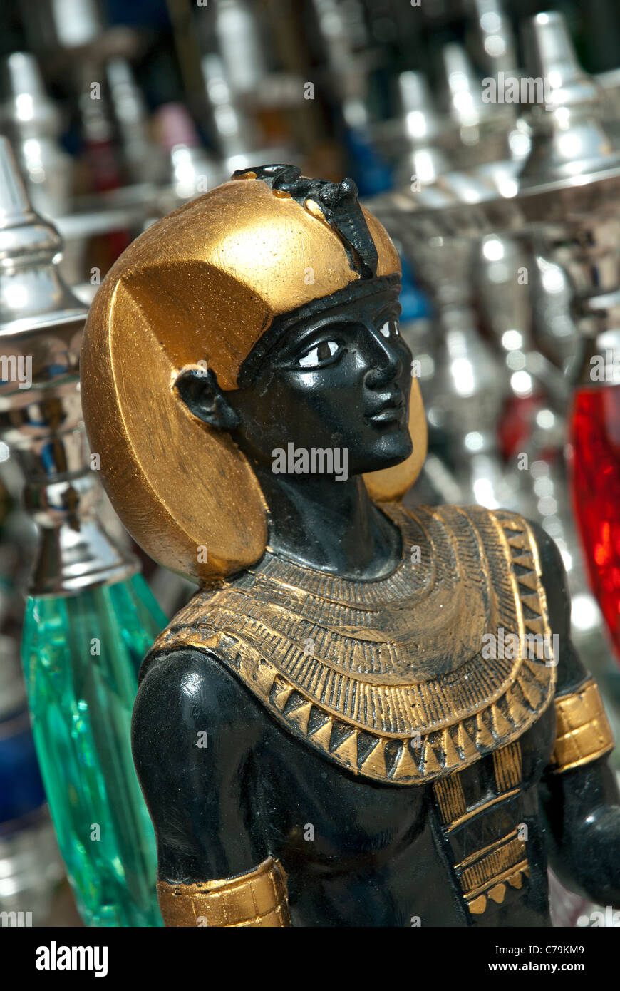 Negozio di souvenir, quartiere Dahar, Hurghada, Mar Rosso, Egitto Foto Stock