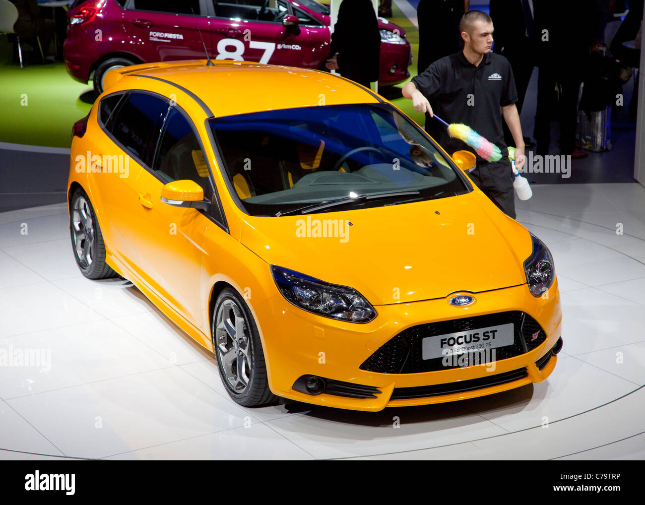 Nuova Ford Focus ST sulla IAA 2011 International Motor Show di Francoforte am Main, Germania Foto Stock