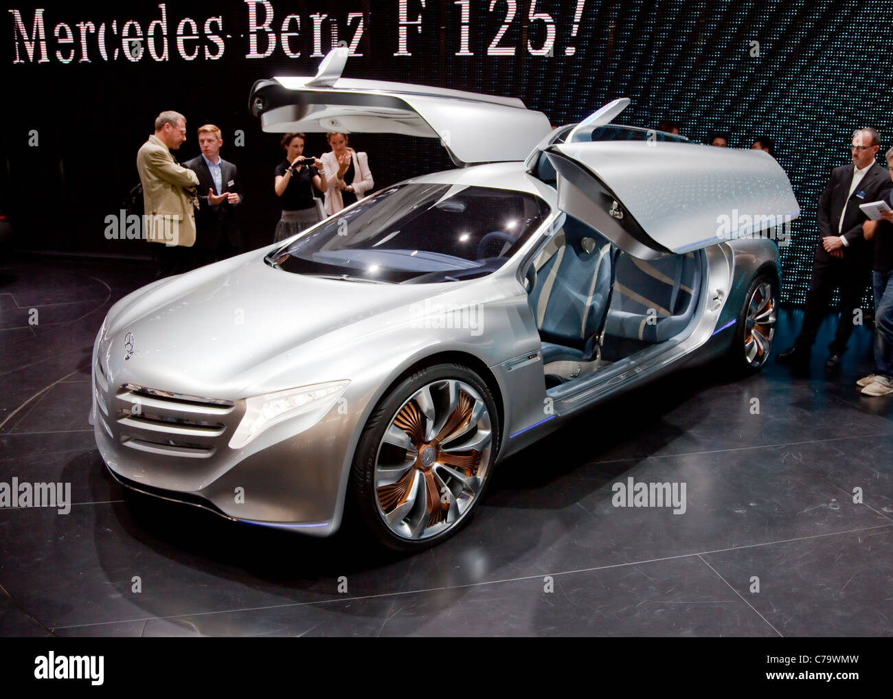 Nuova Mercedes Benz concept car F125 sull'IAA 2011 International Motor Show di Francoforte, Germania Foto Stock