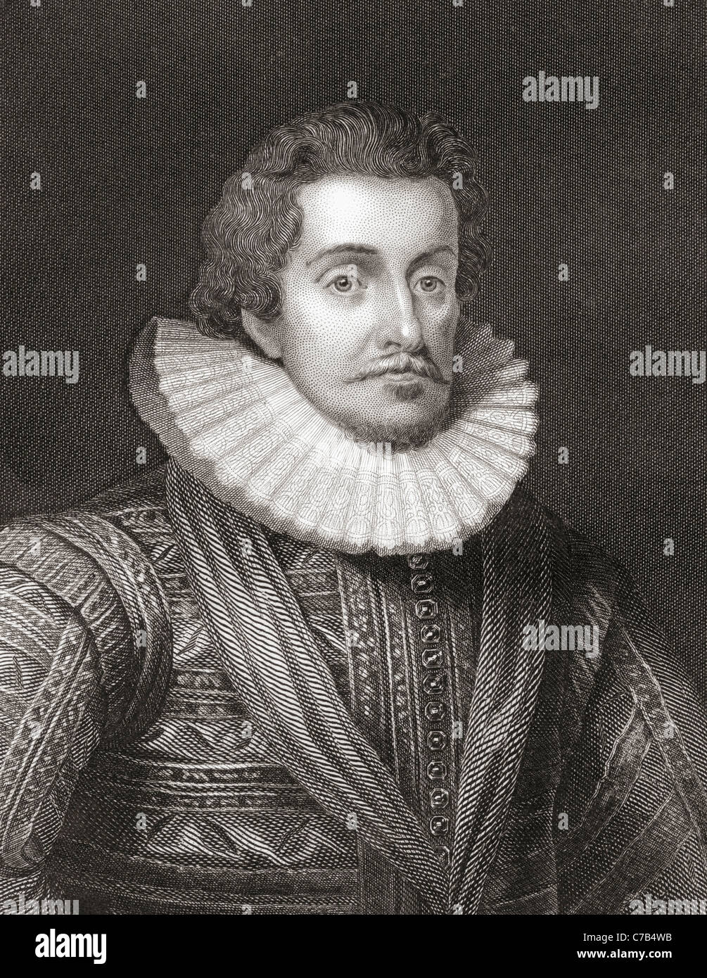 Giacomo VI e I, 1566 - 1625. Re di Scozia come Giacomo VI e Re di Inghilterra e Irlanda come James I. Foto Stock