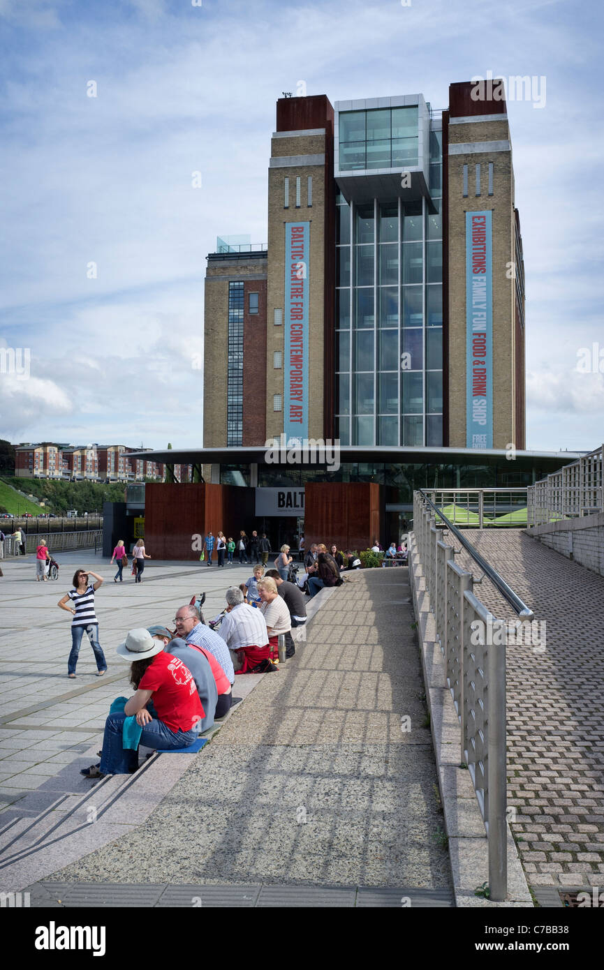 Piazza del Baltico, Baltic Centre for Contemporary Art di Gateshead Foto Stock
