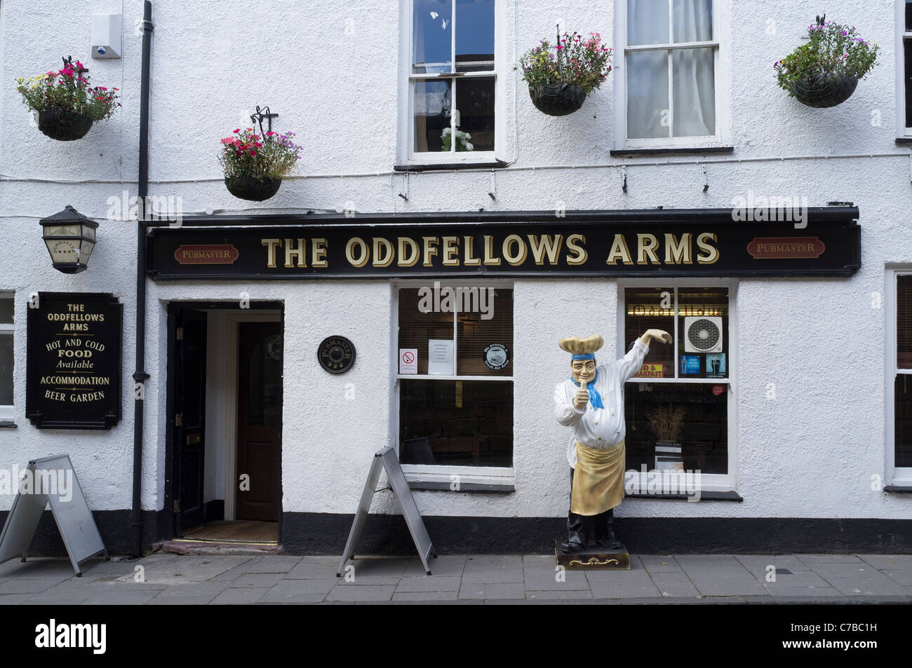 Oddfellows Arms Pub a Alnwick Foto Stock