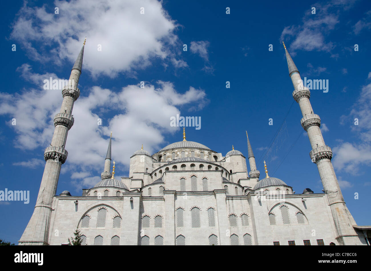 Turchia, Istanbul. La Moschea Blu (aka Sultan Ahmet I Camii), circa 1609. UNESCO Foto Stock