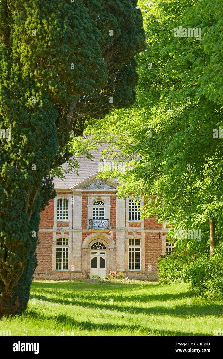 Saint Valery abbazia presso la città vecchia di Saint-Valery-sur-Somme, Dept. Somme Picardia, Francia, Europa Foto Stock