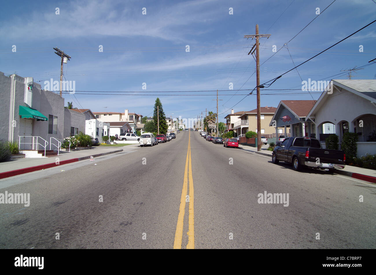 Strada di San Pedro - California Foto Stock