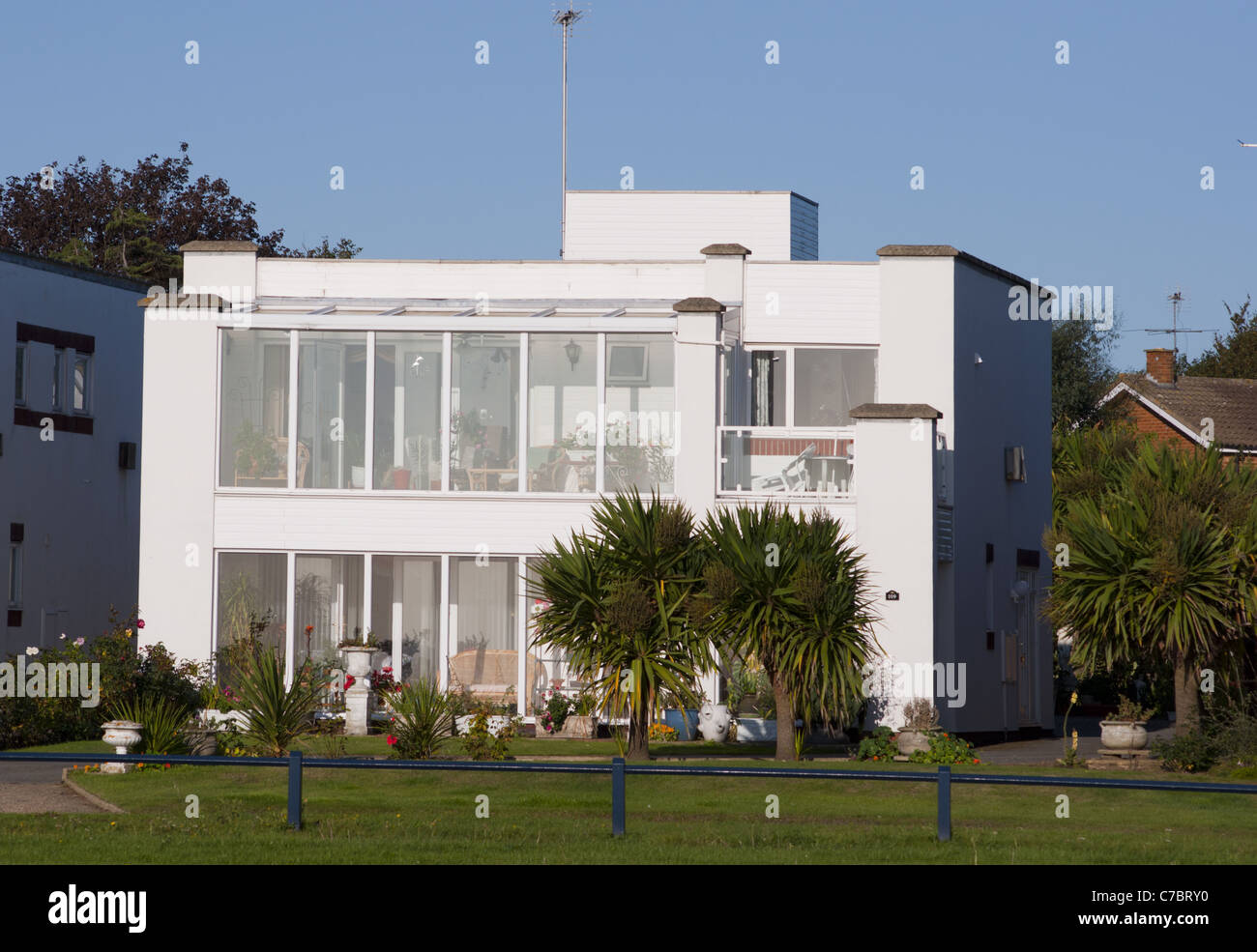 Cliff Road vecchio Felixstowe Suffolk Foto Stock