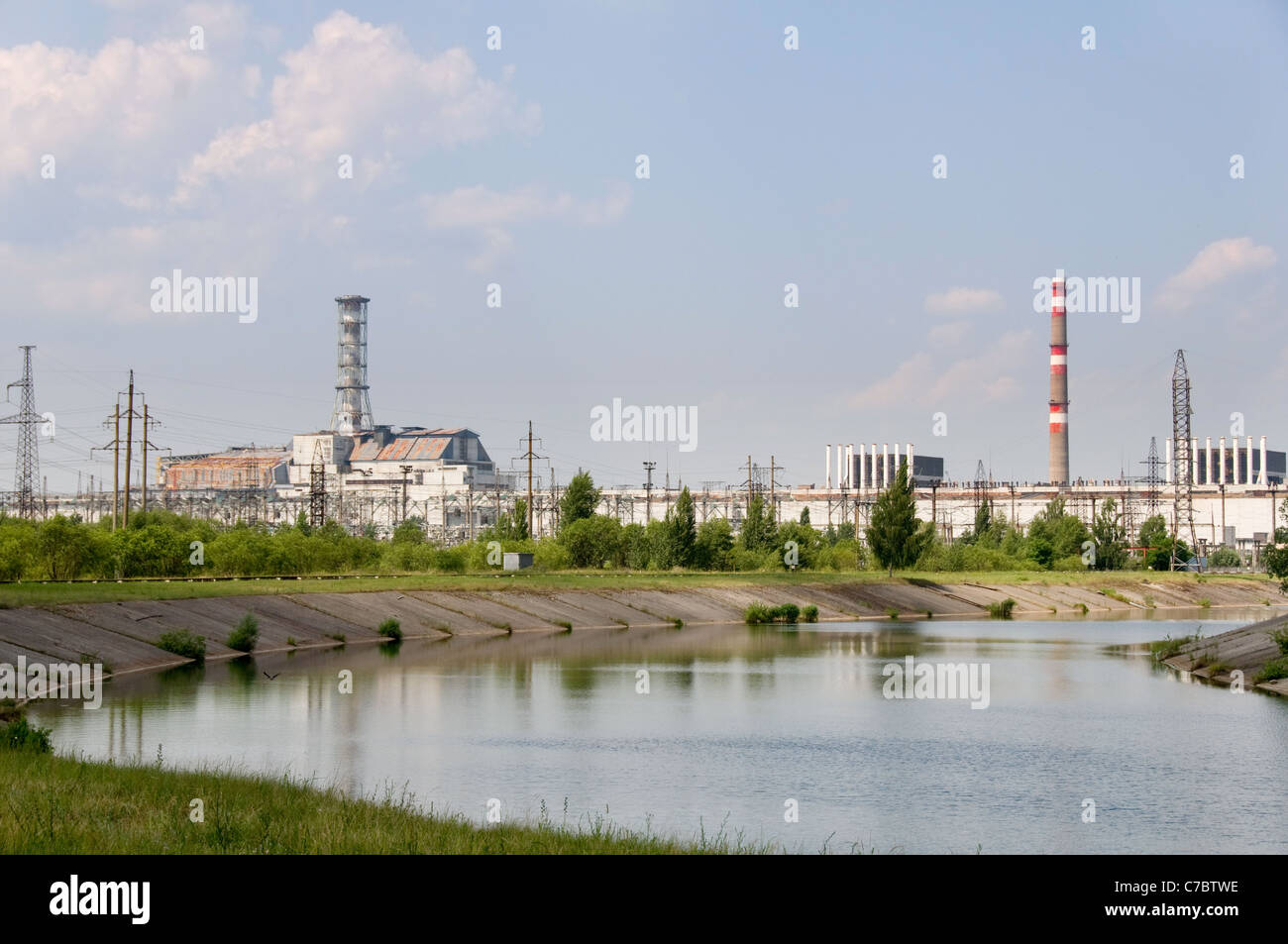Chernobyl stazione nucleare in Ucraina Foto Stock