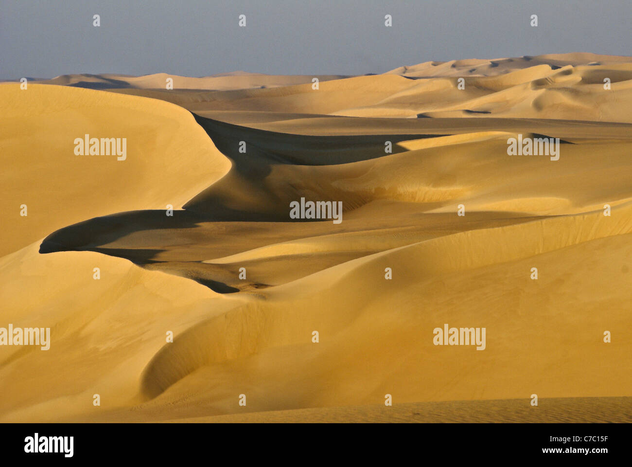 Dune del grande mare di sabbia, Oasi di Siwa, Egitto Foto Stock