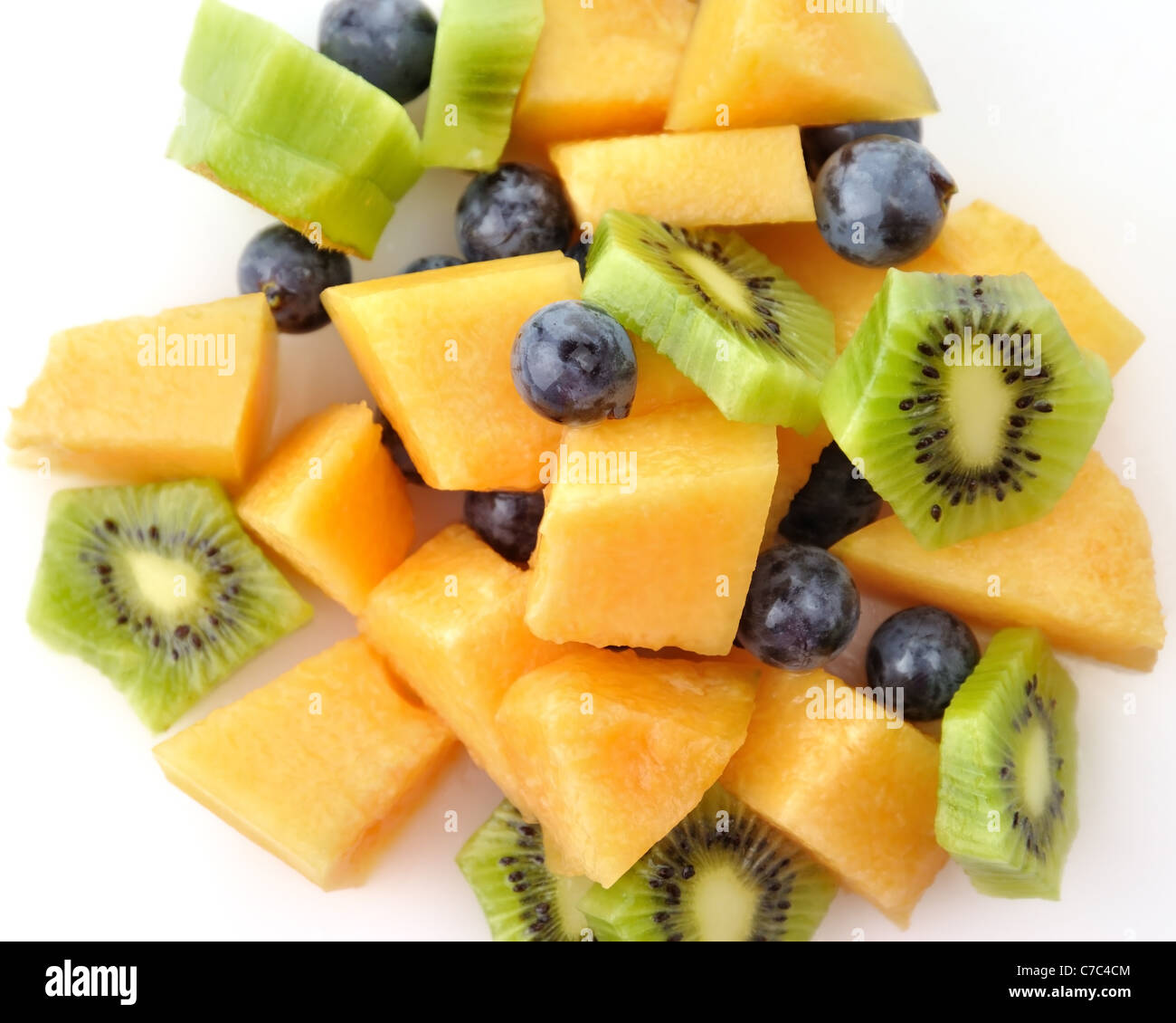 Insalata di frutta fresca , close up Foto Stock