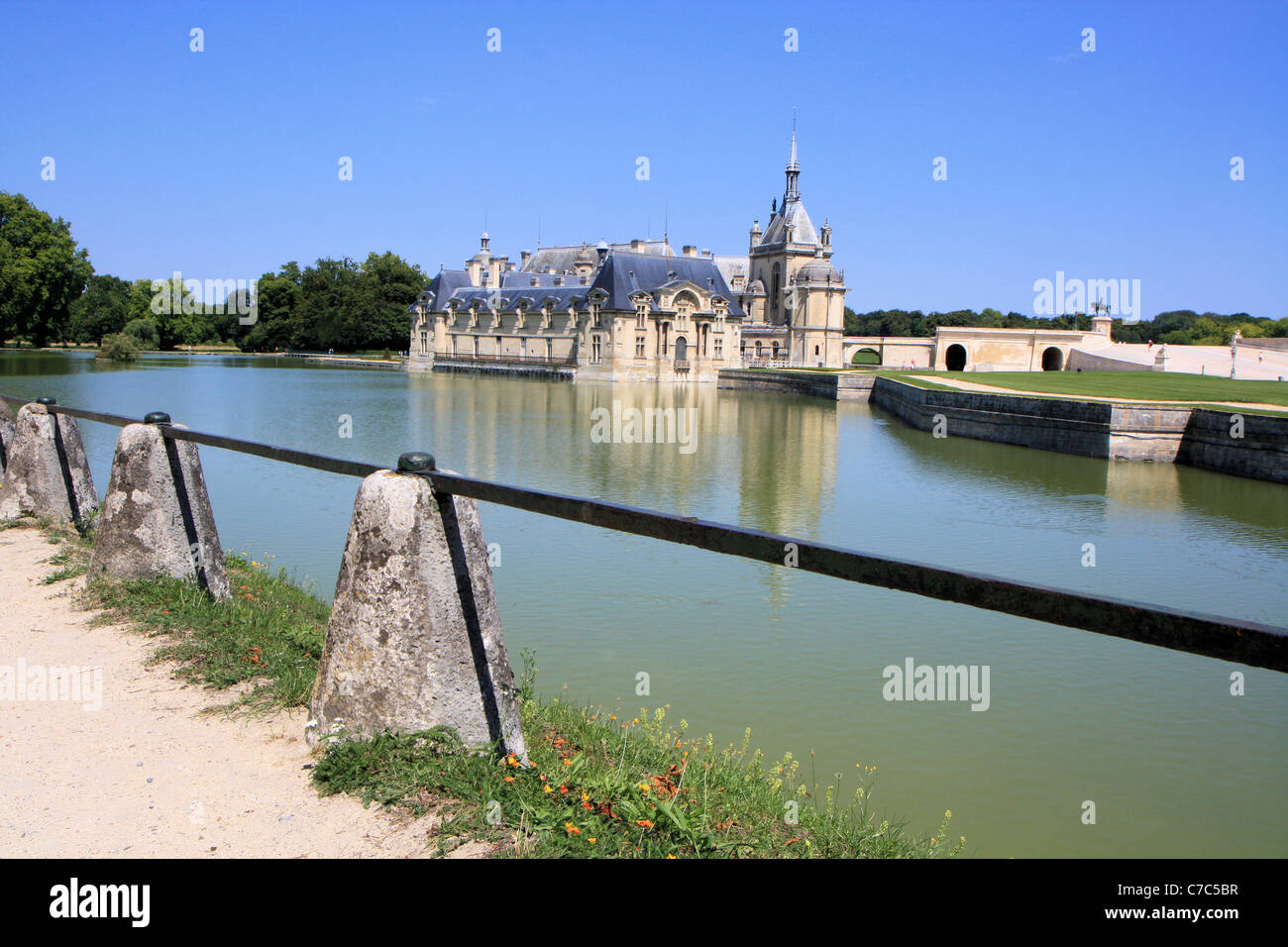 Chateau de Chantilly, Francia Foto Stock