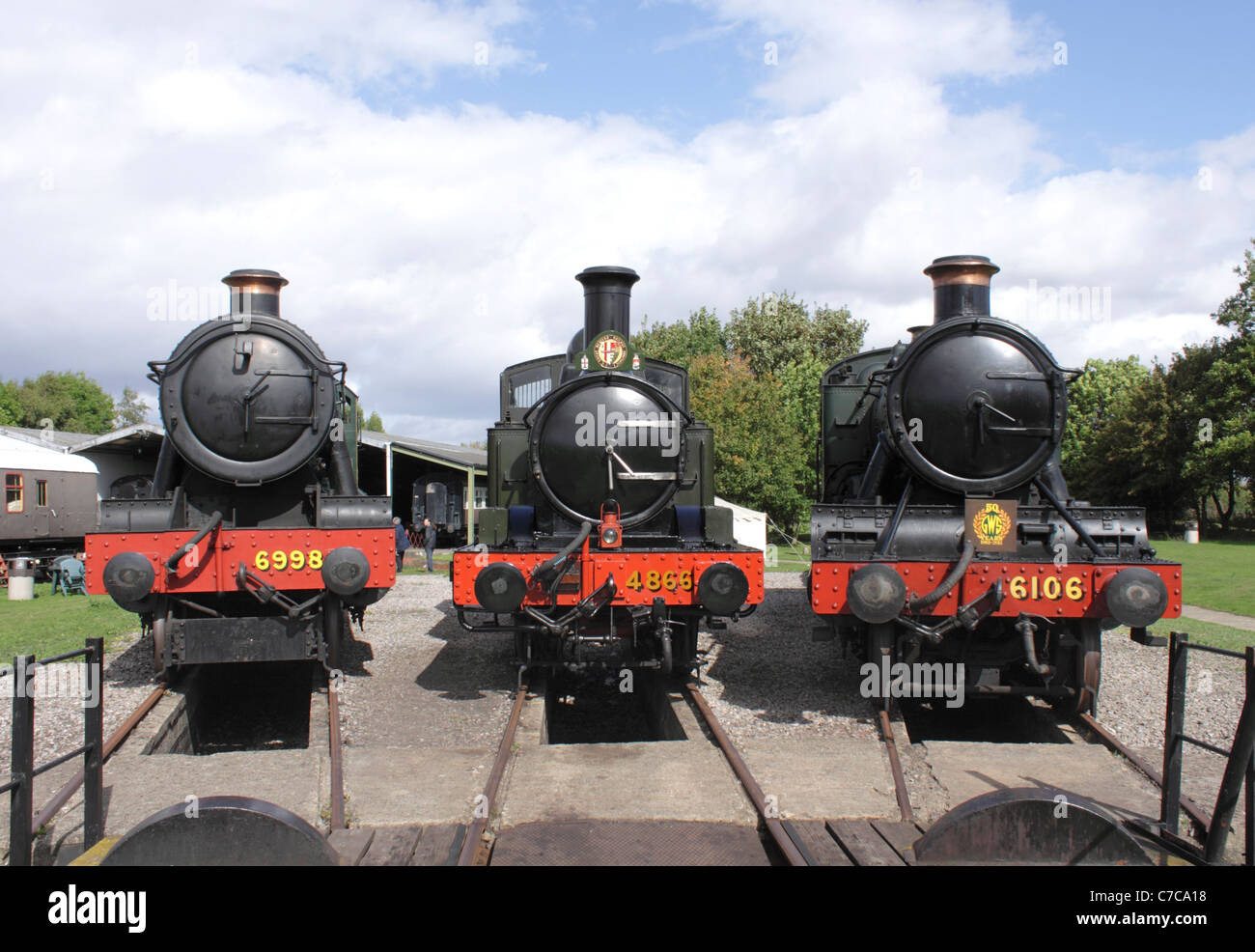 Locomotive a vapore a Didcot Railway Centre Settembre 2011 Foto Stock