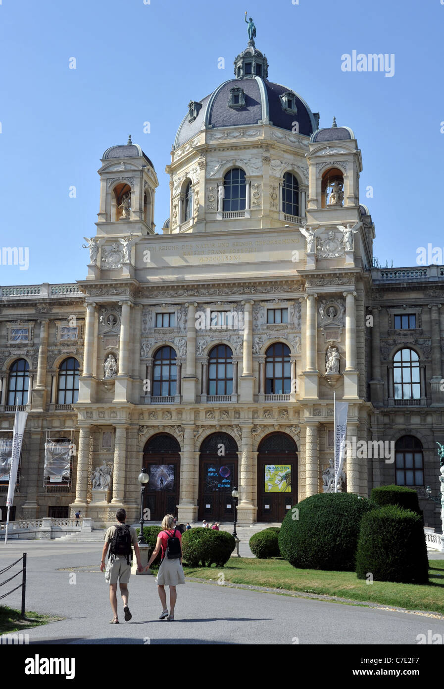 Museo di Storia Naturale di Vienna, Austria, il Naturhistorisches Museum Wien Foto Stock